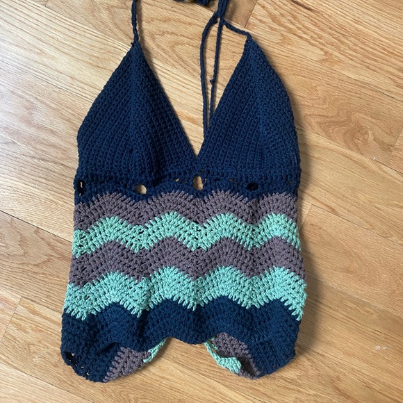 handmade crochet top - Picture 1 of 2